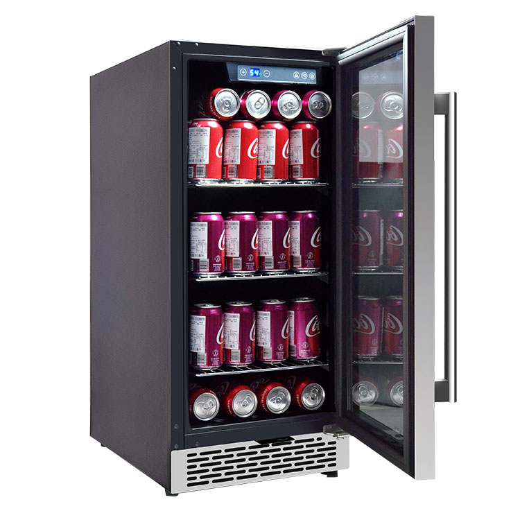 Wine Beer Fridge Dual Zone - Oem Small Drink Bar Fridge Custom