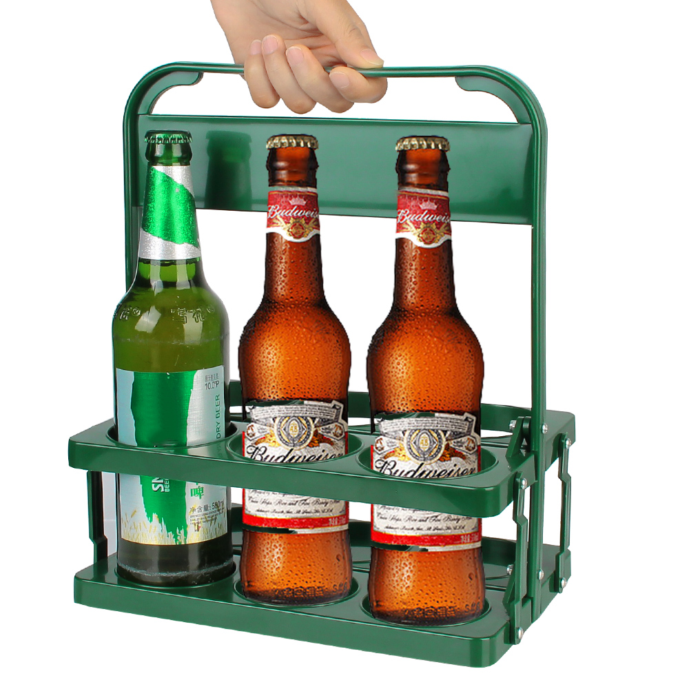 Wine Beer Type - Reusable Durable Foldable Beer Bottle Carrier