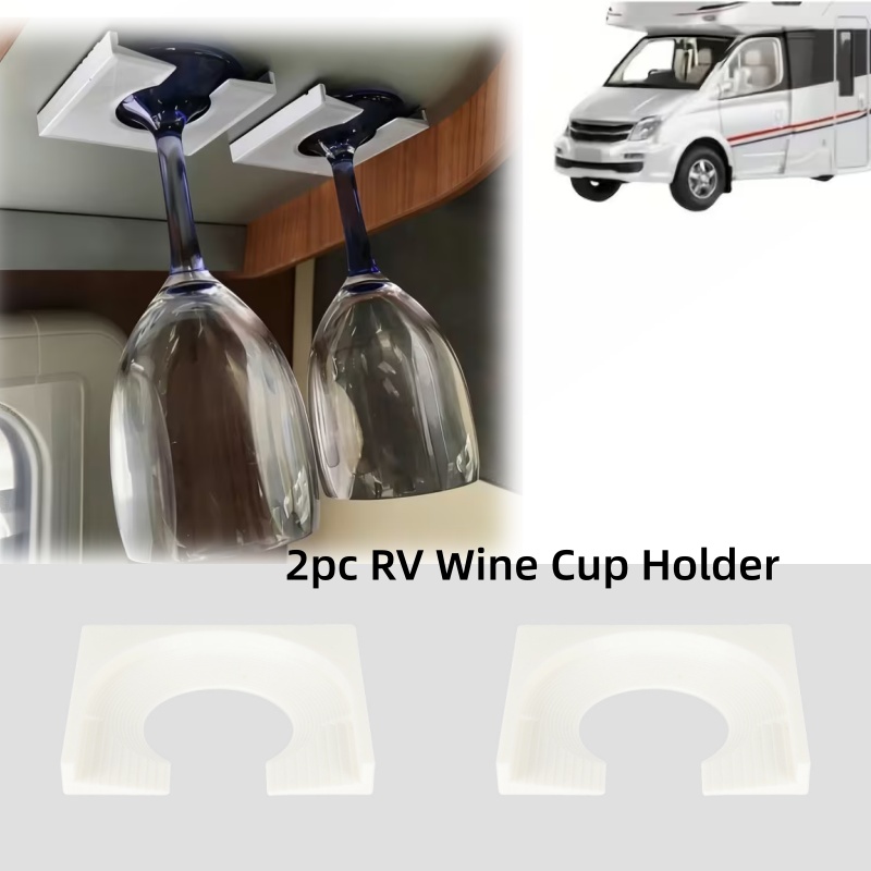 Wine & Beer Unlimited Spirits Photos - 2pc RV Campervan Wine Cup Holder