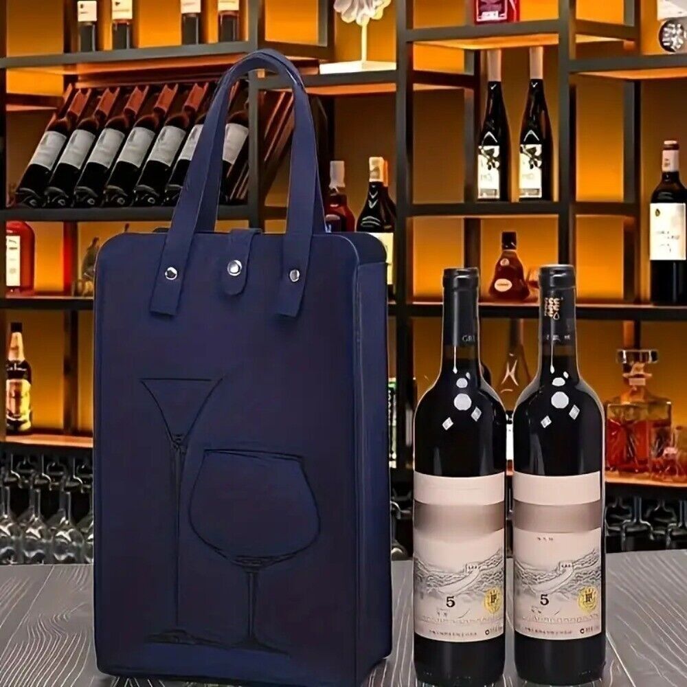 Wine & Beer Unlimited Spirits Photos - High Quality Felt Red Wine Bag