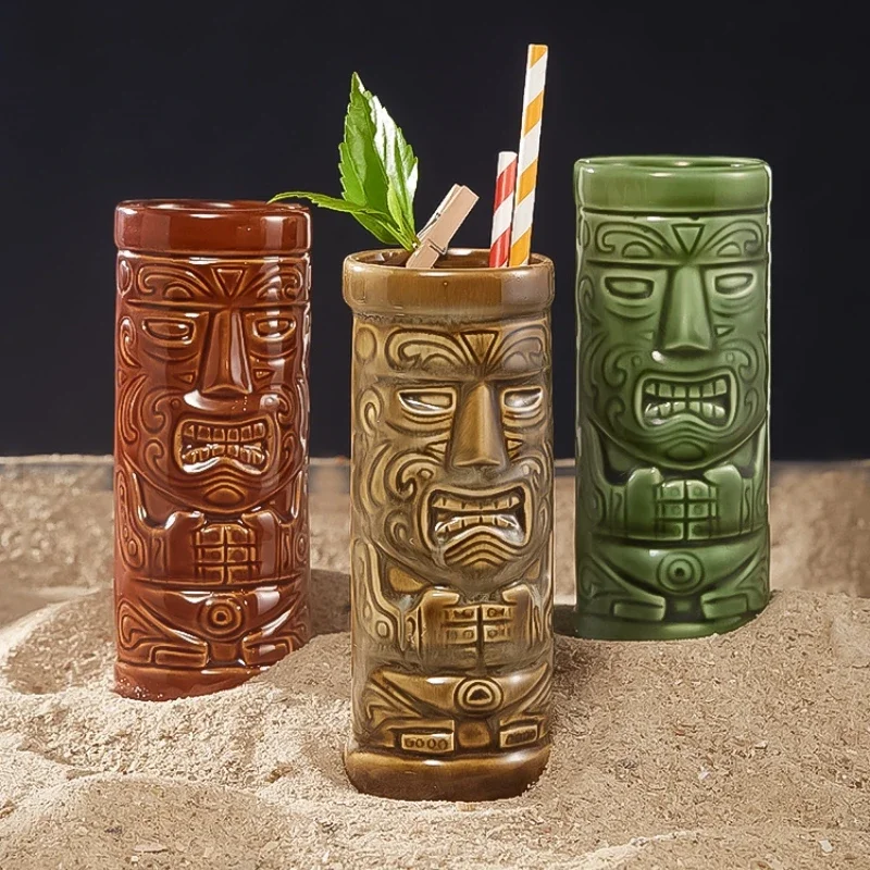 60 Type Hawaiian Tiki Mug Cera - Wine Beer Type ulasan dan harga