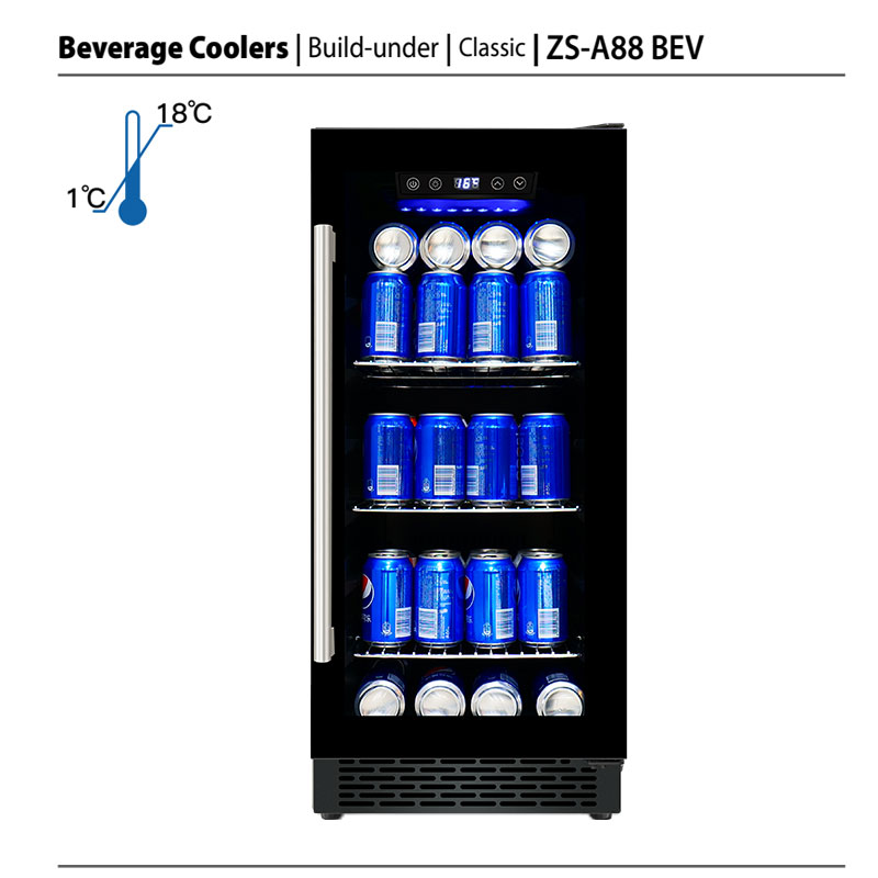 Oem Small Drink Bar Fridge Cus - Wine Beer Fridge Dual Zone ulasan dan harga