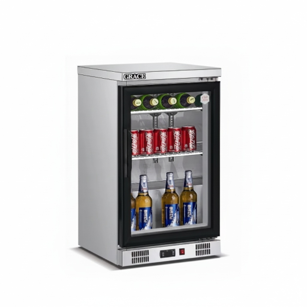 Under Counter Fridge, 304 Stai - Wine Beer Fridge Dual Zone ulasan dan harga