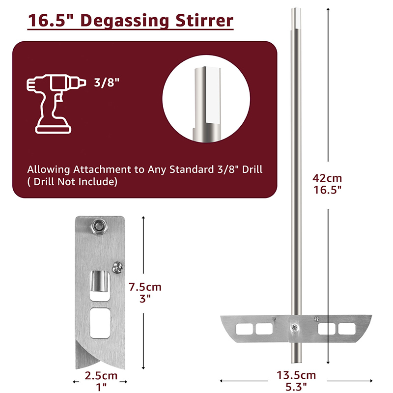 Stainless Steel Drill Stirrer, - Wine Beer Mix ulasan dan harga