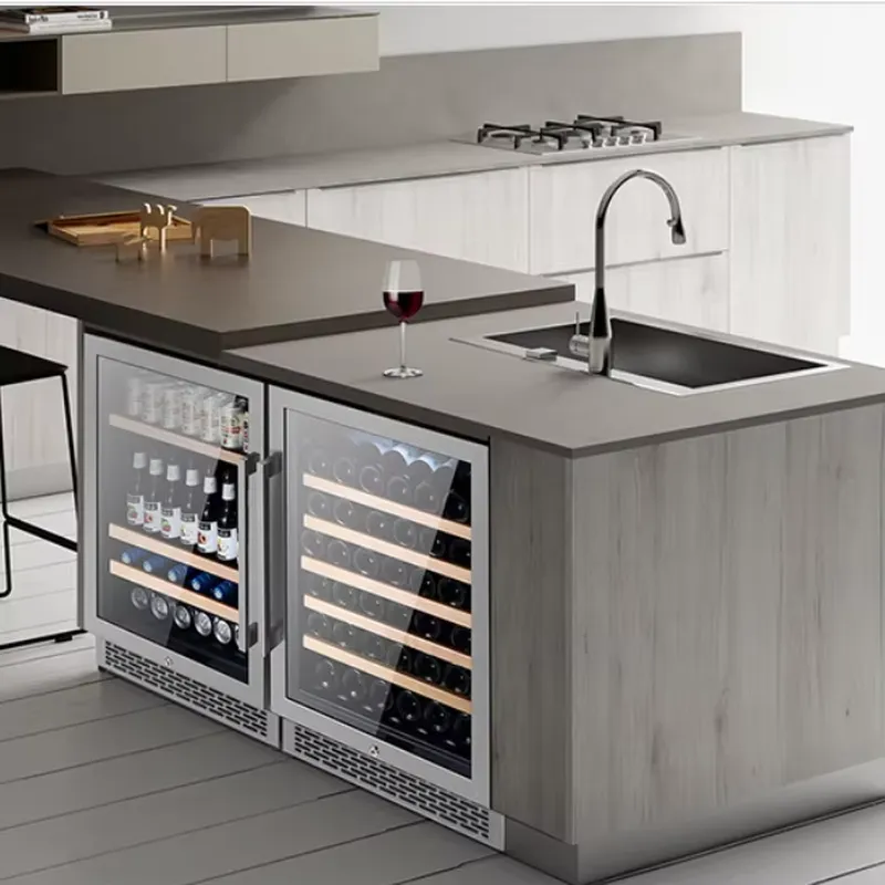 48 Bottle Wine Fridge Dual Gla - Wine Beer Fridge Dual Zone ulasan dan harga