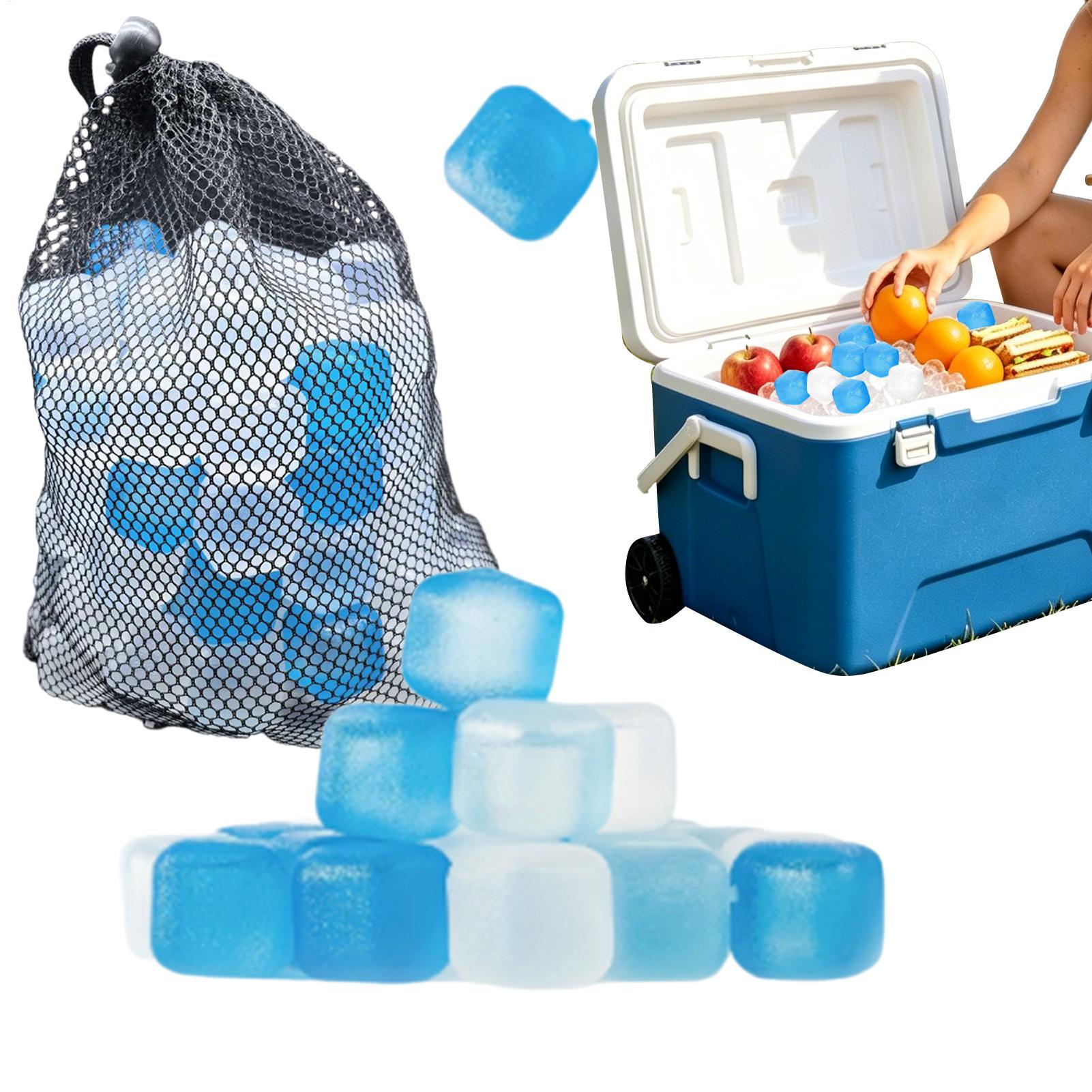100Pcs Slow Melting Reusable I - Wine Beer Refrigerator ulasan dan harga