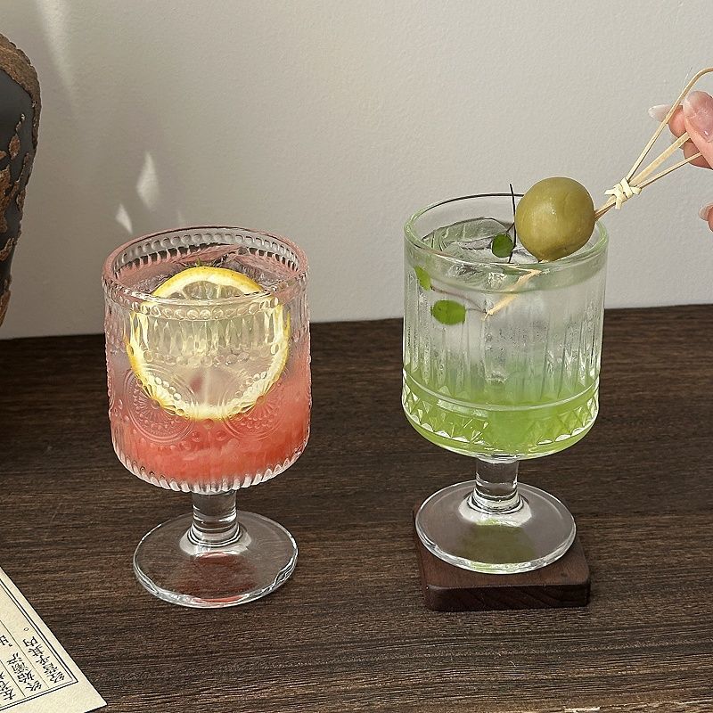 4pcs Set Vintage Embossed Mixe - Wine Beer Mix ulasan dan harga
