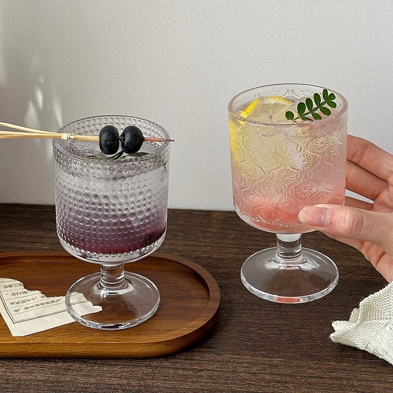 4pcs Set Vintage Embossed Mixe - Wine Beer Mix ulasan dan harga