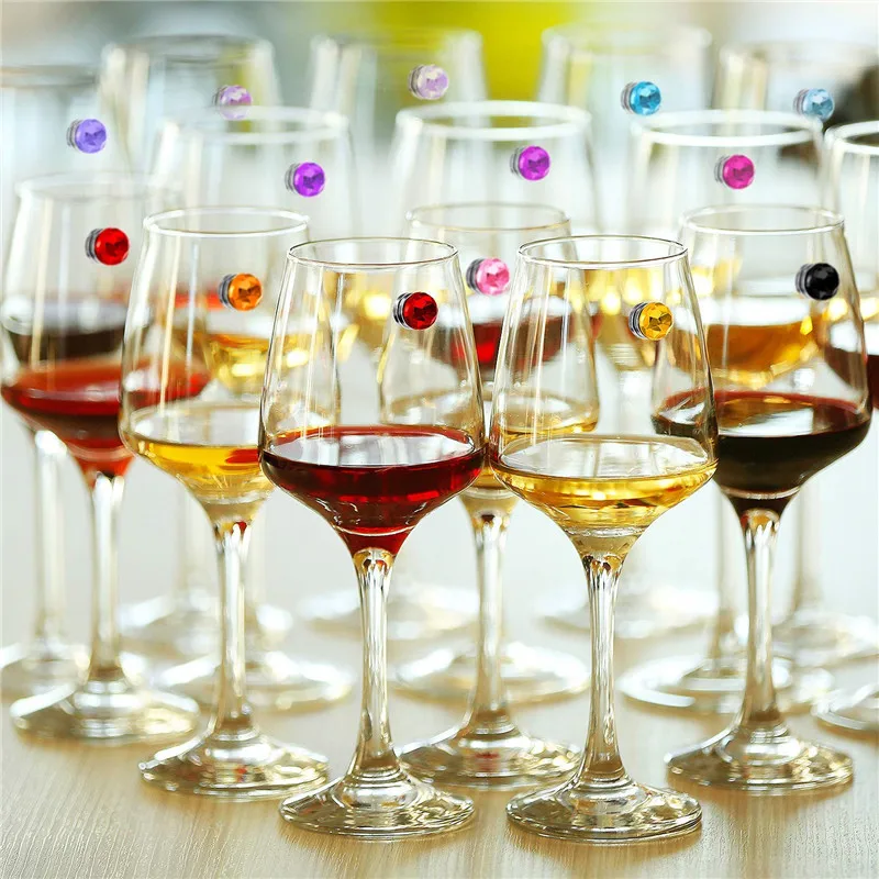 Magnet Crystal Wine Charms Dec - Wine Beer Refrigerator ulasan dan harga