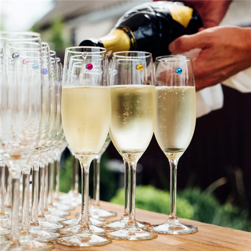 Magnet Crystal Wine Charms Dec - Wine Beer Refrigerator ulasan dan harga