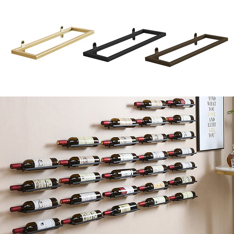 1PC Wall-Mounted Bar Wine Rack - Wine Rack Wall Mount ulasan dan harga