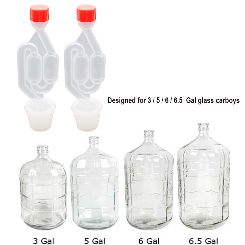 S Type Twin Bubble Airlock and - Wine Beer Type ulasan dan harga