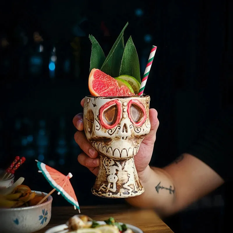 480ml Halloween Party Skull Co - Wine Beer Mix ulasan dan harga