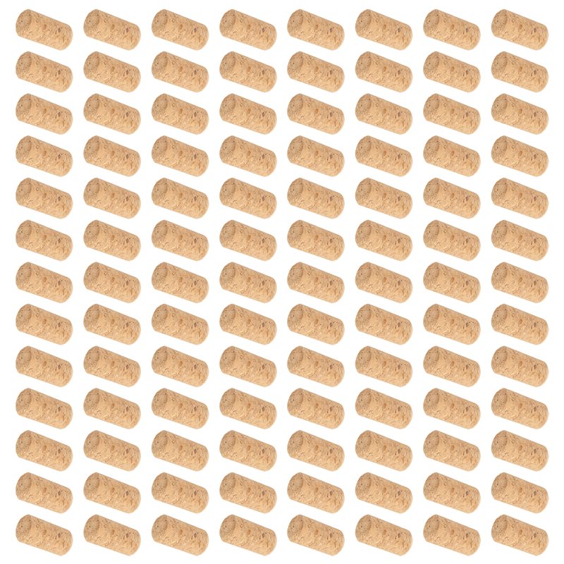 100Pcs Straight Wood Corks Win - Wine Beer Type ulasan dan harga