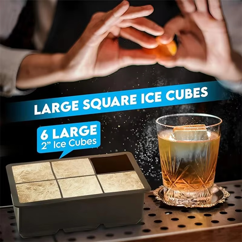 6/8/15 Grids Big Ice Food Mold - Wine Beer Refrigerator ulasan dan harga