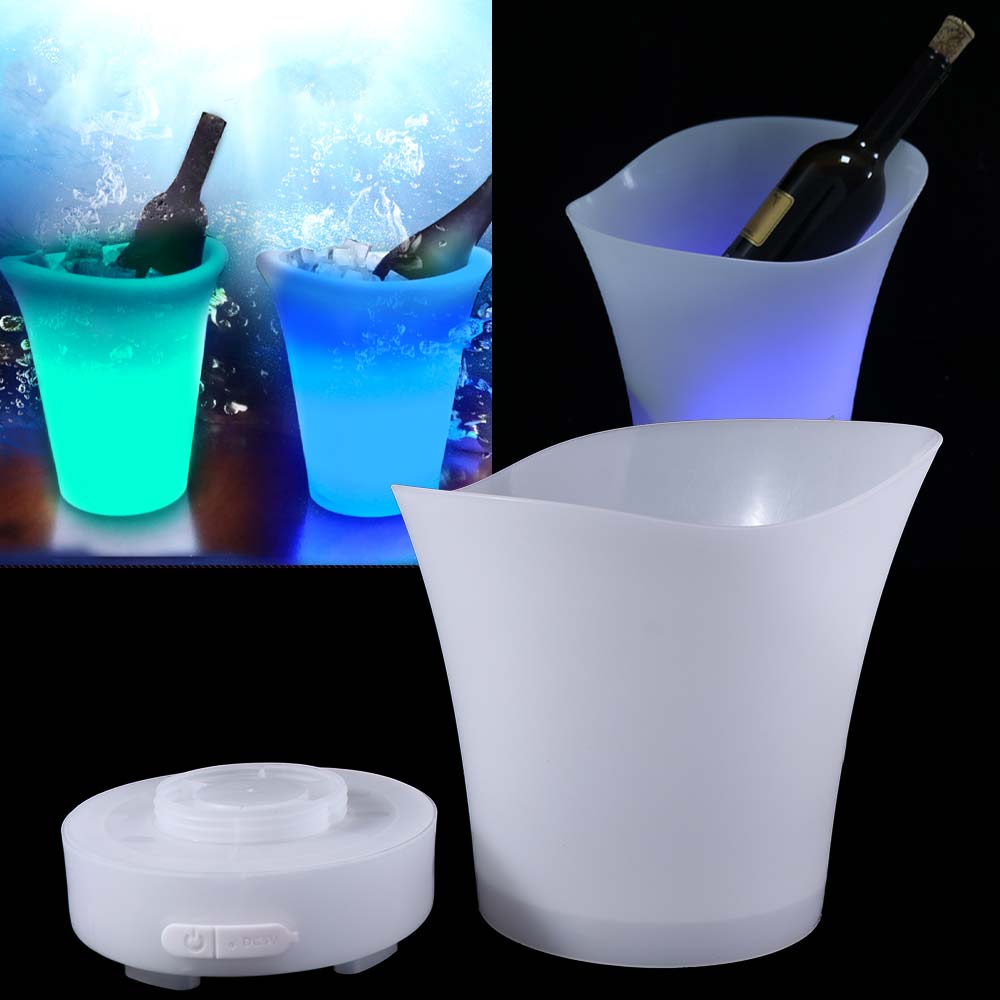 5L 7L LED Ice Bucket Colorful  - Beer Wine Up ulasan dan harga