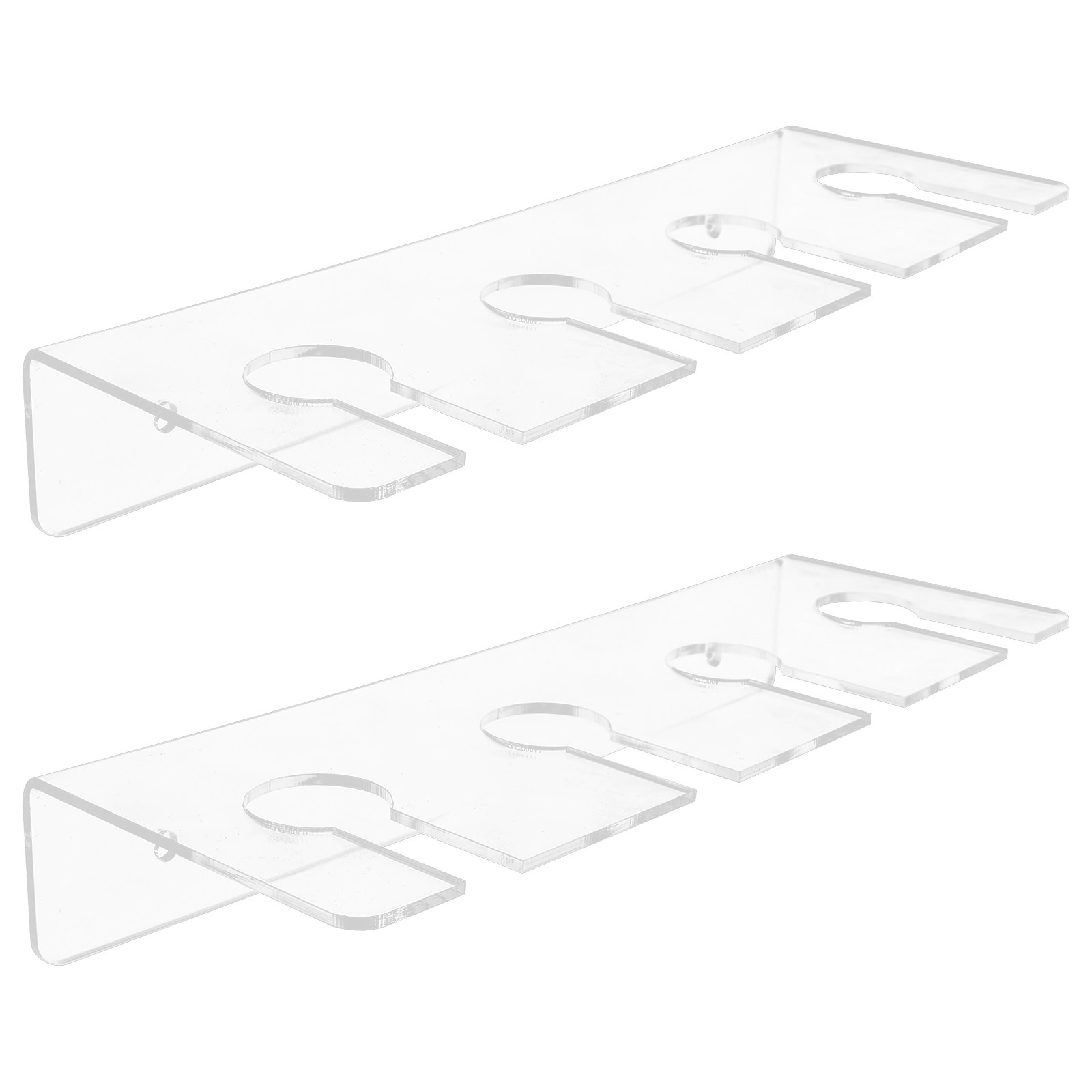 2Pcs Acrylic Wine Glass Holder - Wine Rack Wall Mount ulasan dan harga