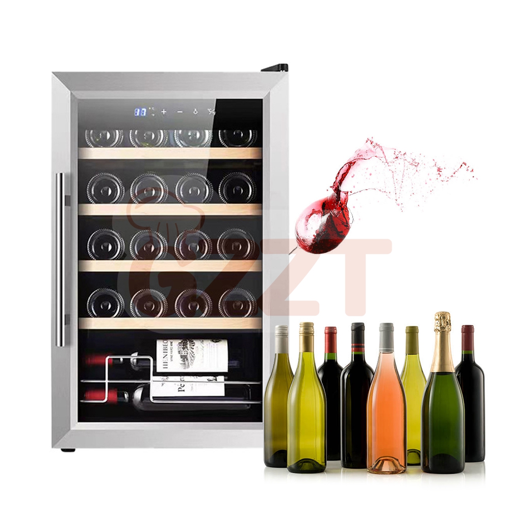 High Quality Display Cooler Ba - Wine Beer Fridge Dual Zone ulasan dan harga