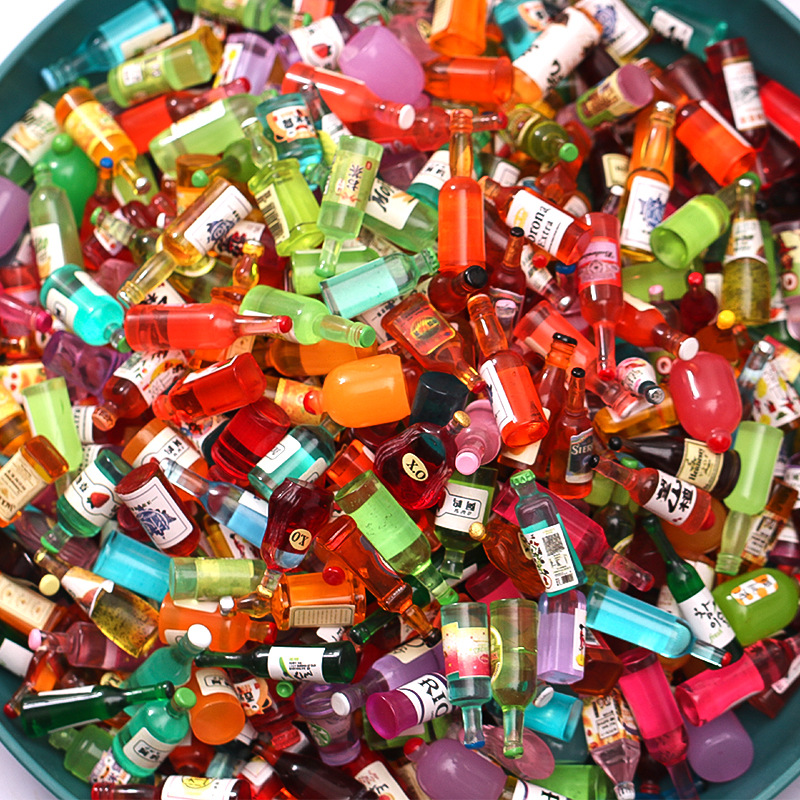 20Pcs Mixed Mini Resin Simulat - Wine Beer Mix ulasan dan harga