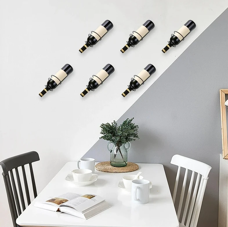 Pack Of 6 Wall Mounted Wine Ra - Wine Rack Wall Mount ulasan dan harga