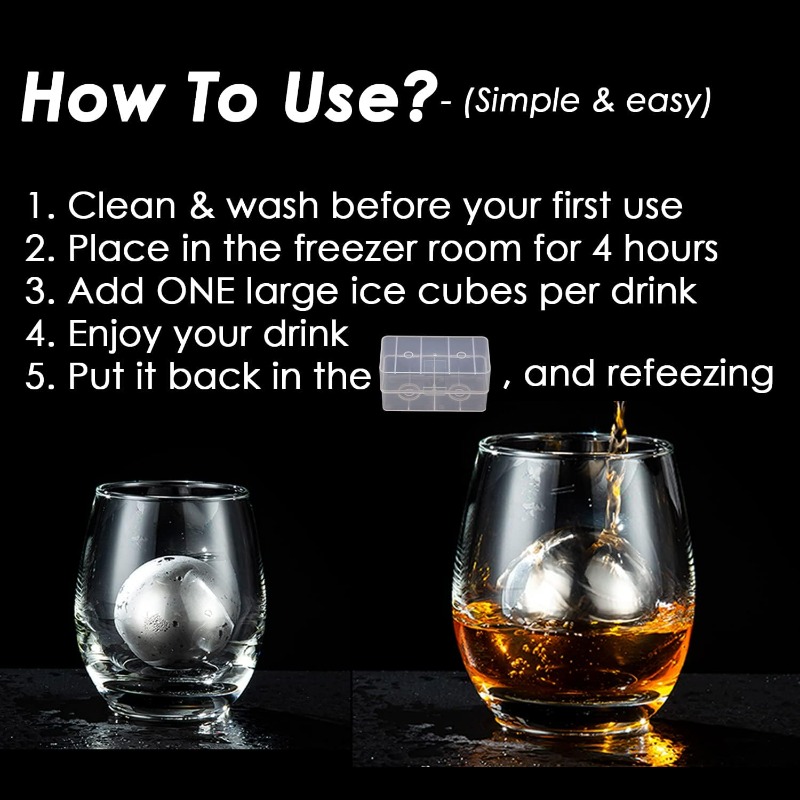 Reusable Ice Cubes & Metal Chi - Wine Beer Refrigerator ulasan dan harga