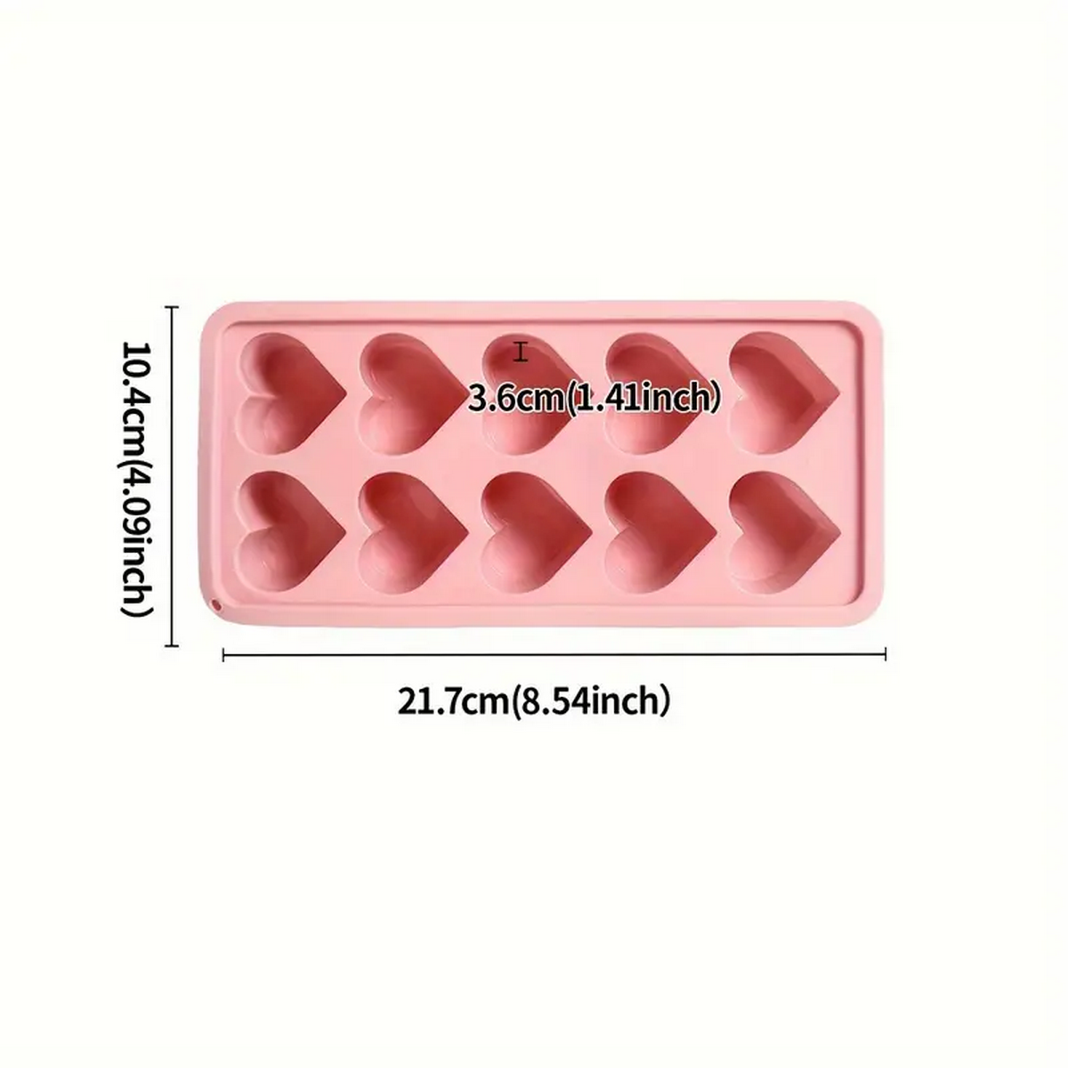 10-Grid Heart-Shaped Silicone  - Wine Beer Refrigerator ulasan dan harga