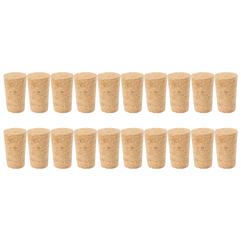 20Pcs/Lot Natural Wood Corks W - Wine Beer Type ulasan dan harga