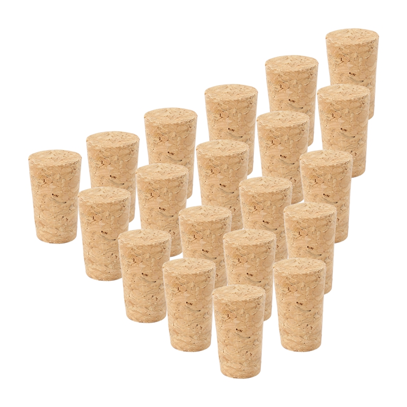 20Pcs/Lot Natural Wood Corks W - Wine Beer Type ulasan dan harga
